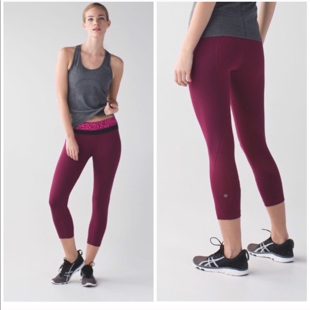 Lululemon pace rival crop size 4